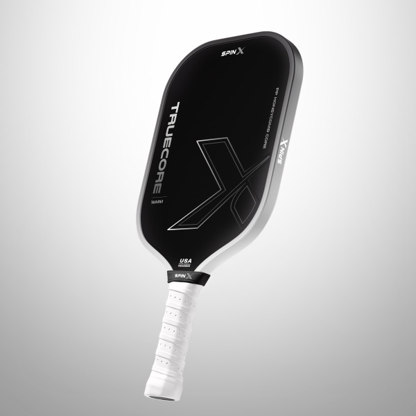 Vợt Pickleball SpinX TrueCore 16MM Chính Hãng - Trắng - Ổn Định – Cảm Giác Bóng Rõ – Kiểm Soát - Siêu Nhám