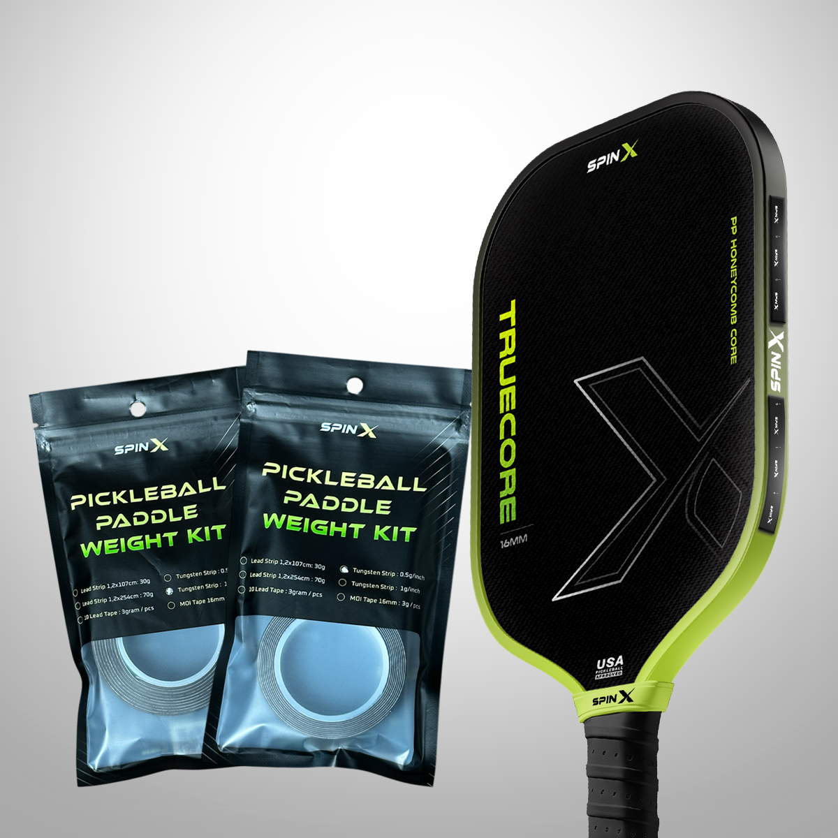 Chì Pickleball Tungsten SpinX Chính Hãng 0.5g/inch Cuộn 60 inch