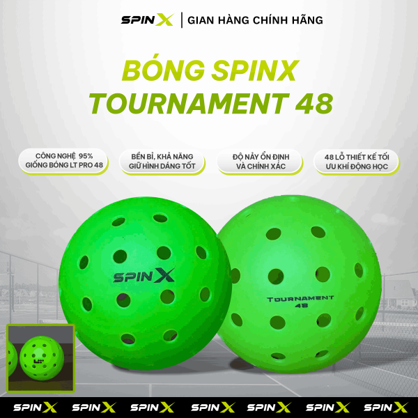 Quả Bóng Pickleball Spinx Tournament 48 Chính Hãng
