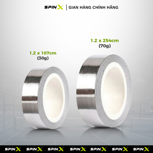 Chì Cuộn Dán Vợt Pickleball SpinX 1.2×107cm: 30g Chính Hãng – Tăng Lực Đánh, Mở Rộng Sweet Spot, Làm Chủ Cây Vợt