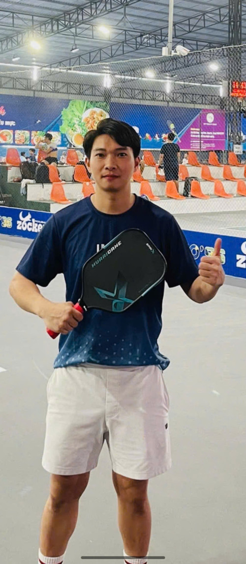 Vợt Pickleball SpinX Hurricane Elongate Xanh Dương